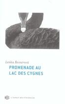 Couverture du livre « Promenade Au Lac Des Cygnes » de Lenka Reinerova aux éditions Esprit Des Peninsules
