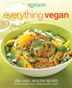 Couverture du livre « Vegetarian Times Everything Vegan » de Vegetarian Times Candice aux éditions Houghton Mifflin Harcourt