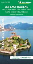 Couverture du livre « Carte routiere touristiques lacs italiens - milan » de Collectif Michelin aux éditions Michelin
