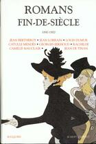 Couverture du livre « Romans fin-de-siècle 1890-1900 » de Guy Ducrey aux éditions Bouquins