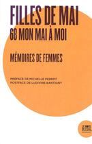 Couverture du livre « Filles de mai; 68, mon mai à moi, mémoires de gemmes » de  aux éditions Bord De L'eau