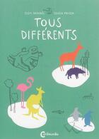 Couverture du livre « Tous différents » de Zsuzsa Moizer et Zsofi Barabas aux éditions Cambourakis