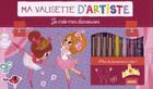 Couverture du livre « Ma valisette d'artiste : je crée mes danseuses ; coffret » de Lilidoll aux éditions Auzou