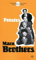 Couverture du livre « Pensées ; pensées, maximes et anecdotes » de Marx Brothers aux éditions Cherche Midi