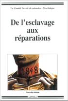 Couverture du livre « De l'esclavage aux réparations » de  aux éditions Karthala