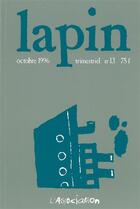 Couverture du livre « LAPIN n.13 » de  aux éditions L'association