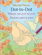 Couverture du livre « Dot-to-dot : beautiful nature ; dessiner point à point » de  aux éditions Chantecler