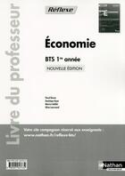 Couverture du livre « Economie bts 1e annee (pochette reflexe) professeur 2013 » de Besson/Boyer aux éditions Nathan