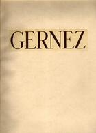 Couverture du livre « Gernez » de Rey Robert aux éditions Grasset Et Fasquelle