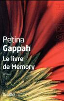 Couverture du livre « Le livre de Memory » de Petina Gappah aux éditions Lattes