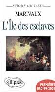 Couverture du livre « Marivaux, l'ile des esclaves » de  aux éditions Ellipses