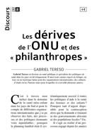 Couverture du livre « Discours t.8 ; les dérives de l'ONU et des 