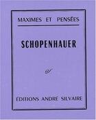 Couverture du livre « Maximes et pensées » de Arthur Schopenhauer aux éditions Rocher