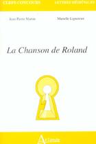 Couverture du livre « La chanson de roland » de Lignereux/Martin aux éditions Atlande Editions