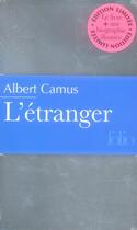 Couverture du livre « L'étranger » de Albert Camus aux éditions Gallimard