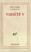 Couverture du livre « Variete » de Paul Valery aux éditions Gallimard (patrimoine Numerise)