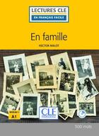 Couverture du livre « En famille lecture fle + cd 2eme edition » de Hector Malot aux éditions Cle International