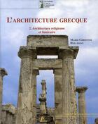 Couverture du livre « L'architecture grecque. tome 2. architecture religieuse et funeraire. » de Hellmann M-C. aux éditions Picard