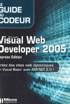 Couverture du livre « Visual Web Developper 2005 » de Alexandre Antar aux éditions Micro Application