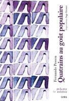 Couverture du livre « Quatrains au goût populaire » de Fernando Pessoa aux éditions Eres