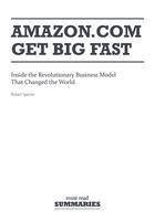 Couverture du livre « Summary : amazon.com. get big fast (review and analysis of Spector's book) » de Businessnews Publish aux éditions Business Book Summaries