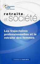 Couverture du livre « Les trajectoires professionnelles et la retraite des femmes » de  aux éditions Documentation Francaise