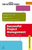 Couverture du livre « Successful Project Management ; 3rd Edition » de Trevor L Young aux éditions Kogan Page