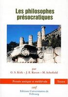 Couverture du livre « Les Philosophes présocratiques » de Gallimard Loisirs aux éditions Cerf