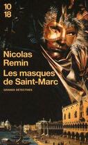 Couverture du livre « Les masques de Saint-Marc » de Nicolas Remin aux éditions 12-21