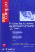 Couverture du livre « Les Assurances Du Particulier » de Guinchard aux éditions Juris-classeur