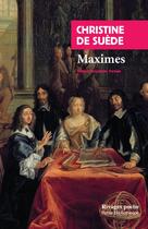 Couverture du livre « Maximes » de Christine De Suede aux éditions Rivages