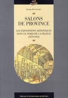 Couverture du livre « Salons de province » de Nicol Buchaniec aux éditions Pu De Rennes