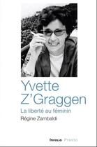 Couverture du livre « Yvette Z'Graggen » de Regine Zambaldi aux éditions Infolio