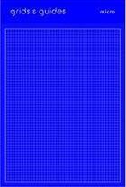 Couverture du livre « Grids & guides micro (blue) » de  aux éditions Princeton Architectural