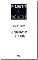 Couverture du livre « La théologie de Fichte » de  aux éditions Cerf