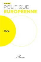 Couverture du livre « Varia » de  aux éditions L'harmattan