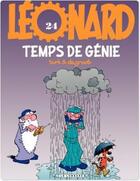 Couverture du livre « Léonard Tome 24 : temps de génie » de Bob De Groot et Turk aux éditions Lombard