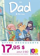 Couverture du livre « Dad : Tome 1 et Tome 2 » de Nob aux éditions Dupuis