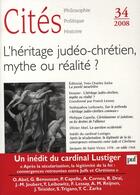 Couverture du livre « L'héritage judéo-chrétien, mythe ou réalité ? » de  aux éditions Puf