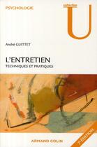 Couverture du livre « L'entretien (7e édition) » de Andre Guittet aux éditions Armand Colin