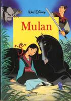 Couverture du livre « Mulan » de Disney aux éditions Disney Hachette