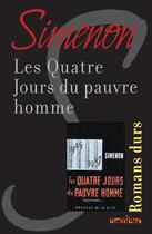 Couverture du livre « Les quatre jours du pauvre homme » de Georges Simenon aux éditions Omnibus