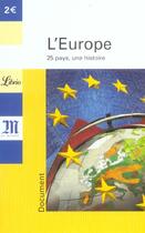 Couverture du livre « L'EUROPE ; 25 PAYS, UNE HISTOIRE » de  aux éditions J'ai Lu