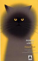 Couverture du livre « French exit : une tragédie de moeurs » de Patrick Dewitt aux éditions Actes Sud