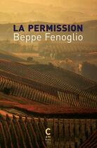 Couverture du livre « La permission » de Beppe Fenoglio aux éditions Cambourakis