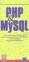 Couverture du livre « PHP et mySQL ; liste des principales fonctions et syntaxes » de  aux éditions Eni