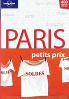 Couverture du livre « Paris petits prix » de  aux éditions Lonely Planet France