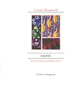 Couverture du livre « Salons » de Giorgo Manganelli aux éditions Atelier Contemporain