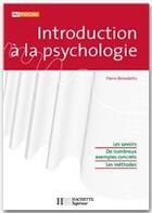 Couverture du livre « HU PSYCHO ; introduction à la psychologie » de Benedetto-P aux éditions Hachette Education