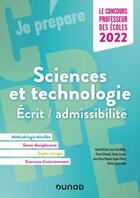 Couverture du livre « Concours professeur des ecoles - sciences et technologie - ecrit/admissibilite - crpe 2022 » de Richard/Bellier aux éditions Dunod